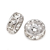 304 Stainless Steel Rhinestone Spacer Beads STAS-P444-01C-P-2