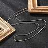 1mm Rack Plating Brass Box Chain Adjustable Slider Necklaces for Women Men MAK-L044-02RG-3