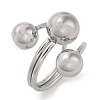 Non-Tarnish 304 Stainless Steel Adjustable Cuff Rings for Women RJEW-G315-04P-1