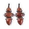 Synthetic Goldstone Pendants G-Q158-04-11-1