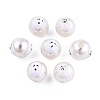 Halloween Opaque ABS Plastic Imitation Pearl Enamel Beads KY-G020-01N-3