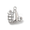 Brass Micro Pave Cubic Zirconia Pendants LS-KK-D283-20P-1
