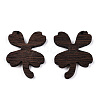 Natural Wenge Wood Pendants WOOD-T023-74-3