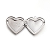 Non-Tarnish Valentine's Day 304 Stainless Steel Locket Pendants STAS-K192-17P-3