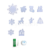 DIY Silicone Christmas Theme Wind Chime Molds Kit XMAS-PW0001-053-1