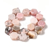 Natural Pink Opal Beads Strands G-P534-A10-01-3
