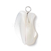 Natural Trochid Shell Pendants PALLOY-JF02809-01-3