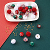 DIY Christmas Style Earring Making Kits DIY-TA0008-88-6