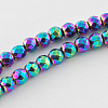 Non-magnetic Synthetic Hematite Beads Strands G-Q890-2mm-6-2