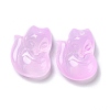 Electroplate Glass Cabochons LS-EGLA-D007-04E-2