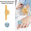 CHGCRAFT 2Pcs Cloth Wrist Needle Cushions DIY-CA0004-92-4