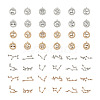 4 Sets 4 Styles Zinc Alloy Jewelry Pendant FIND-CD0001-09-2