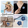 10Pcs 7 Styles Denim Flower for Clothes Garment Accessories Decorative DIY-HS0001-82B-6