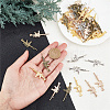 CRASPIRE 40Pcs 4 Colors Zinc Alloy Pendants FIND-CP0001-23-3