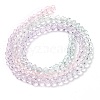 Transparent Painted Glass Beads Strands DGLA-A034-T3mm-A23-5