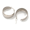 Tarnish Resistant 202 Stainless Steel Hoop Earring EJEW-H003-09P-01-2