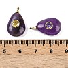 Natural Mixed Gemstone Pendants G-H322-01G-4