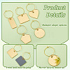 Acrylic Wine Glass Charms AJEW-GA00009-4