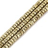 Electroplated Synthetic Non-Magnetic Hematite Beads Strands G-U003-16A-1