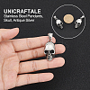 Unicraftale 3Pcs 304 Stainless Steel Pendants STAS-UN0043-87-4