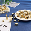 100Pcs 10 Style UV Plating Acrylic European Beads PACR-FW0001-01-5