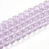 Baking Paint Transparent Glass Beads X1-DGLA-N006-8mm-05-1