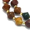 Natural Ocean Agate/Ocean Jasper Beads Strands G-I376-B22-01-3