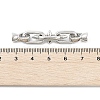 Brass Micro Pave Cubic Zirconia Fold Over Clasps KK-U059-07P-3