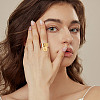 304 Stainless Steel Open Cuff Finger Rings RJEW-UN00013-6