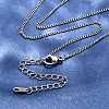 Tarnish Resistant 304 Stainless Steel Necklaces NJEW-E080-11P-1