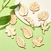 100Pcs Wooden Cabochons WOOD-CJ0001-39-10