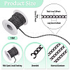 10M Aluminium Curb Chains CHA-TA0001-35B-5