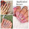 24Pcs 8 Styles Alloy Rhinestone Cabochons MRMJ-TA0001-49-9