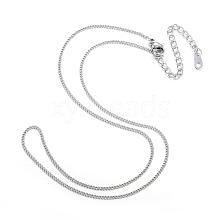304 Stainless Steel Necklaces NJEW-E080-11P