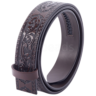 Cowhide Leather Men's Waist Belt Strap Accessories FIND-WH0111-498B-1