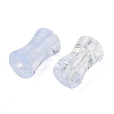 Transparent Acrylic Beads Gradient Effect OACR-Q193-01E-1