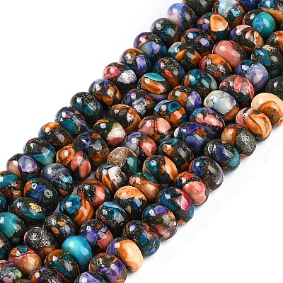 Natural Howlite Beads Strands G-A230-C01-02-1