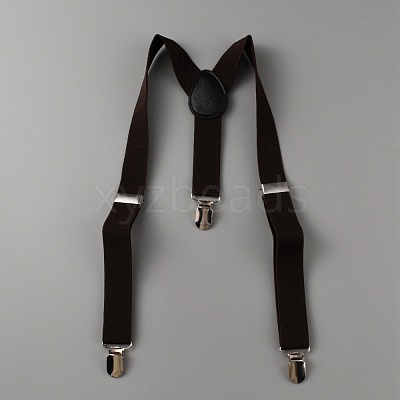 Adjustable Polyester Y-Shaped Heavy Duty Suspenders AJEW-WH0307-23M-1