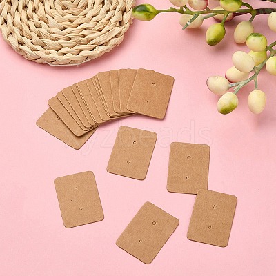 Kraft Paper Jewelry Earring Display Cards CDIS-YW0001-03B-1