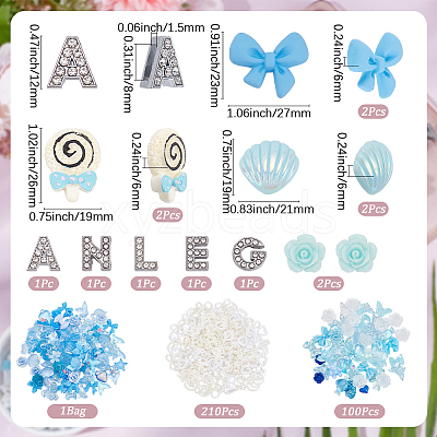 DIY Phone Case Decor Kits Including Zinc Alloy Slide Charms DIY-SC0033-04-1