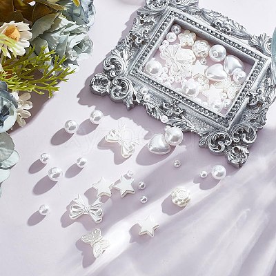 ABS Plastic Imitation Pearl Beads KY-GO0001-05-1