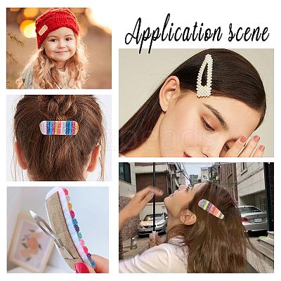DIY Alligator Hair Clip Making Kits DIY-SC0013-84-1