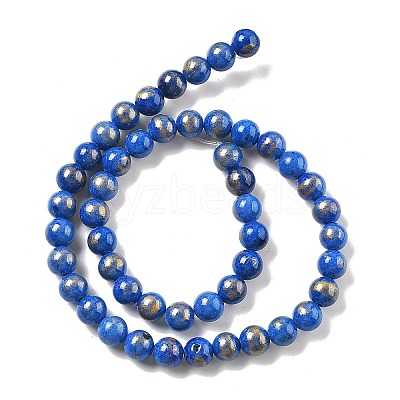 Natural Mashan Jade Beads Strands G-A255-A01-01L-1