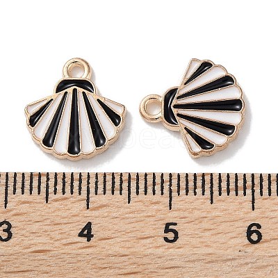 Alloy Enamel Pendants ENAM-O001-02A-G-1