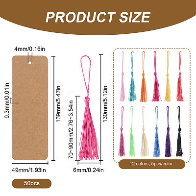DIY Bookmarks Kits DIY-SP0001-94A-1