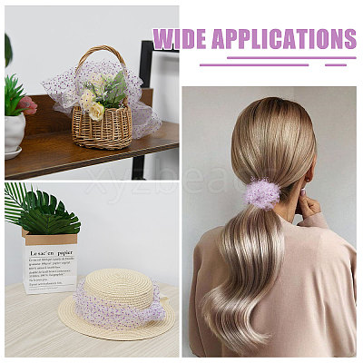 Polyester Polka Dot Fabric DIY-PH0038-36B-1