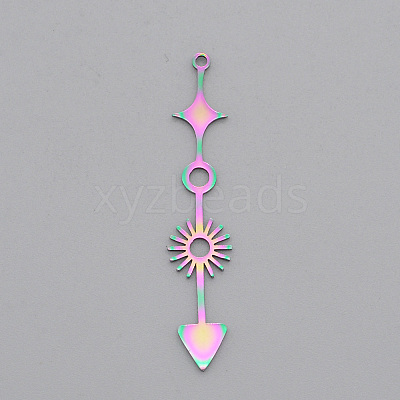 Ion Plating(IP) 304 Stainless Steel Pendants STAS-T056-LA575-1