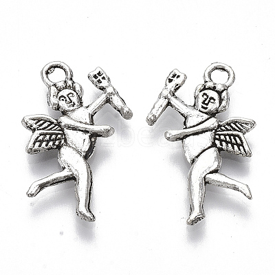 Tibetan Style Alloy Angel Pendants LS-TIBE-R317-003AS-LF-1