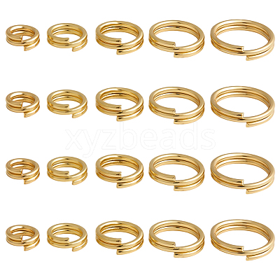 100Pcs Brass Split Rings FIND-HY0005-04B-1