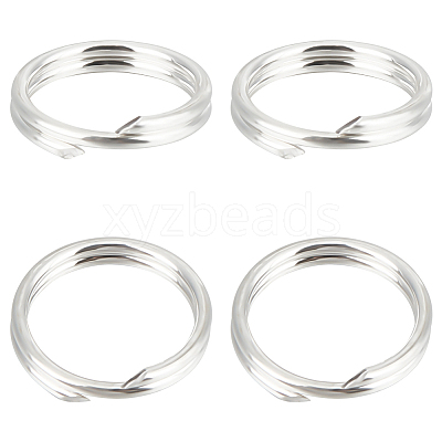 20Pcs 925 Sterling Silver Double Loop Jump Rings STER-BBC0002-11B-S-1